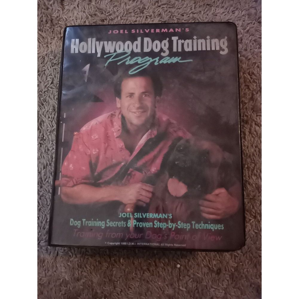 Joel Silverman Hollywood Dog Training Program Contains 4 audio tapes and 1 VHS